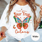 I See Your True Colors Shirt, Comfort Colors® Butterfly Tee, Positive Affirmation Shirt, Inspirational Gift for Women, Uplifting Tee