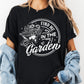 Find Me in the Garden Shirt, Comfort Colors® Gardening Tee, Floral Wheelbarrow Graphic Tee for Women, Plant Lover Gift, Garden Life Shirt