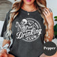 Day Drinking Club Shirt, Comfort Colors® Funny Skeleton Tee, Official Member Graphic Shirt for Women, Brunch Humor Drinking Gift Tee
