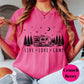 Live Love Camp Shirt, Camper Graphic Tee, Camping T-Shirt for Women, Outdoor Adventure Shirt, Retro Camper Tee