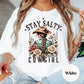 Stay Salty Cowgirl Shirt, Comfort Colors® Christian Western Tee, Matthew 5:13 Bible Verse Shirt, Cowgirl Faith Shirt for Women