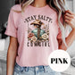 Stay Salty Cowgirl Shirt, Christian Western Sublimation Tee, Matthew 5:13 Shirt, Faith and Floral Graphic Tee, Vintage Faded Cowgirl Shirt
