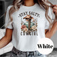 Stay Salty Cowgirl Shirt, Christian Western Sublimation Tee, Matthew 5:13 Shirt, Faith and Floral Graphic Tee, Vintage Faded Cowgirl Shirt
