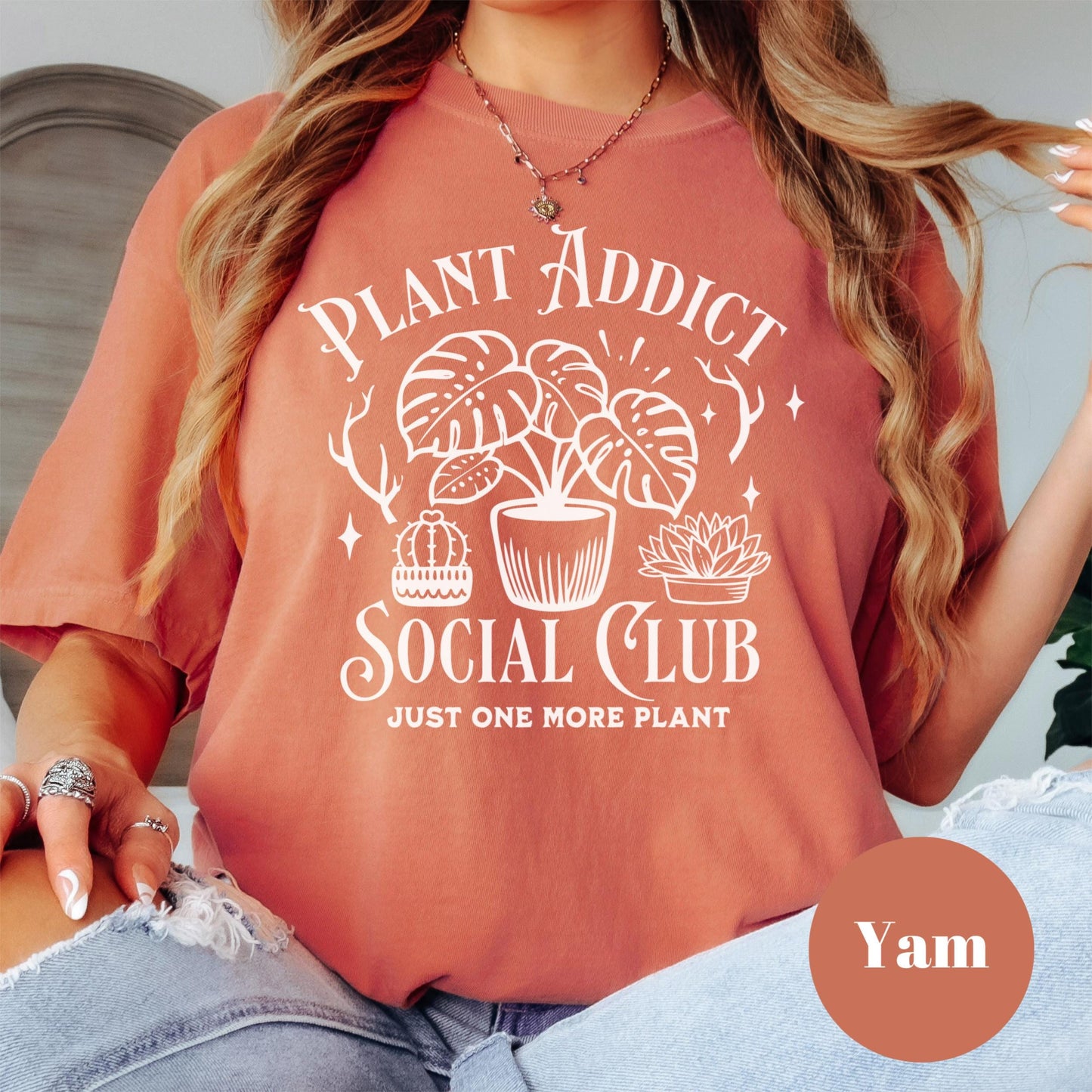 Plant Addict Social Club Shirt, Comfort Colors® Plant Lover Shirt, Just One More Plant Tee, Houseplant Gift, Gardening Shirt, Plant Mom Gift