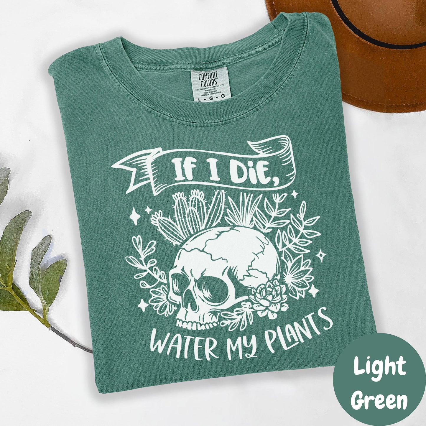 If I Die Water My Plants Shirt, Comfort Colors® Plant Lover Tee, Funny Plant Mom Gift, Plant Shirt, Houseplant Addict Tee, Gardening Humor