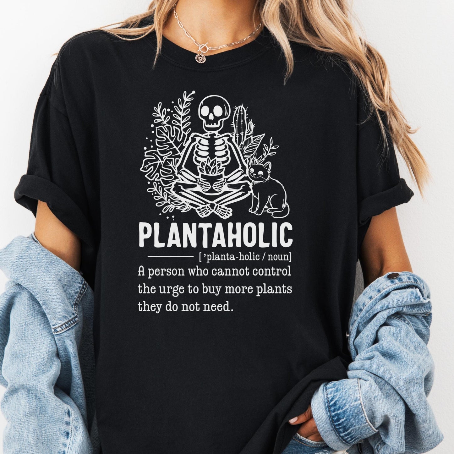 Plantaholic Definition Shirt, Comfort Colors® Plant Lover Tee, Funny Plant Mom Gift, Gardening Shirt, Houseplant Addict Tee, Plant Humor