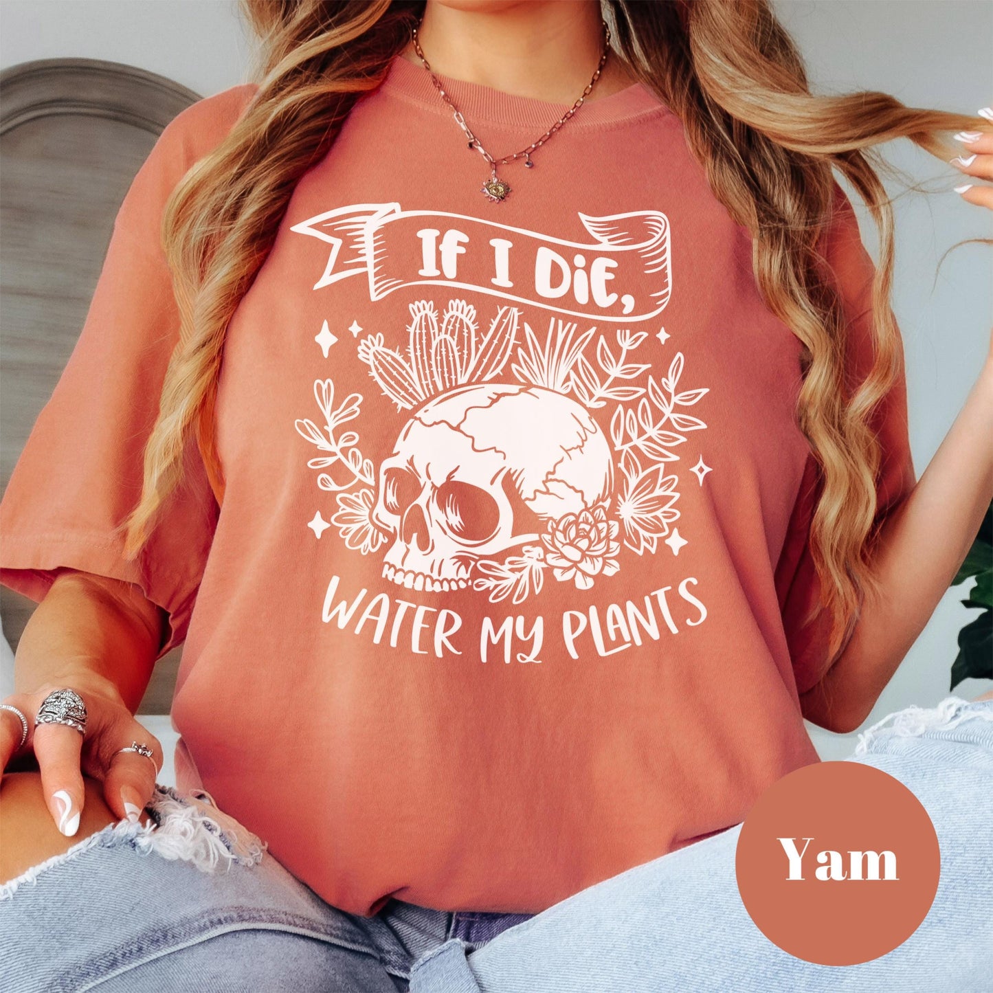 If I Die Water My Plants Shirt, Comfort Colors® Plant Lover Tee, Funny Plant Mom Gift, Plant Shirt, Houseplant Addict Tee, Gardening Humor