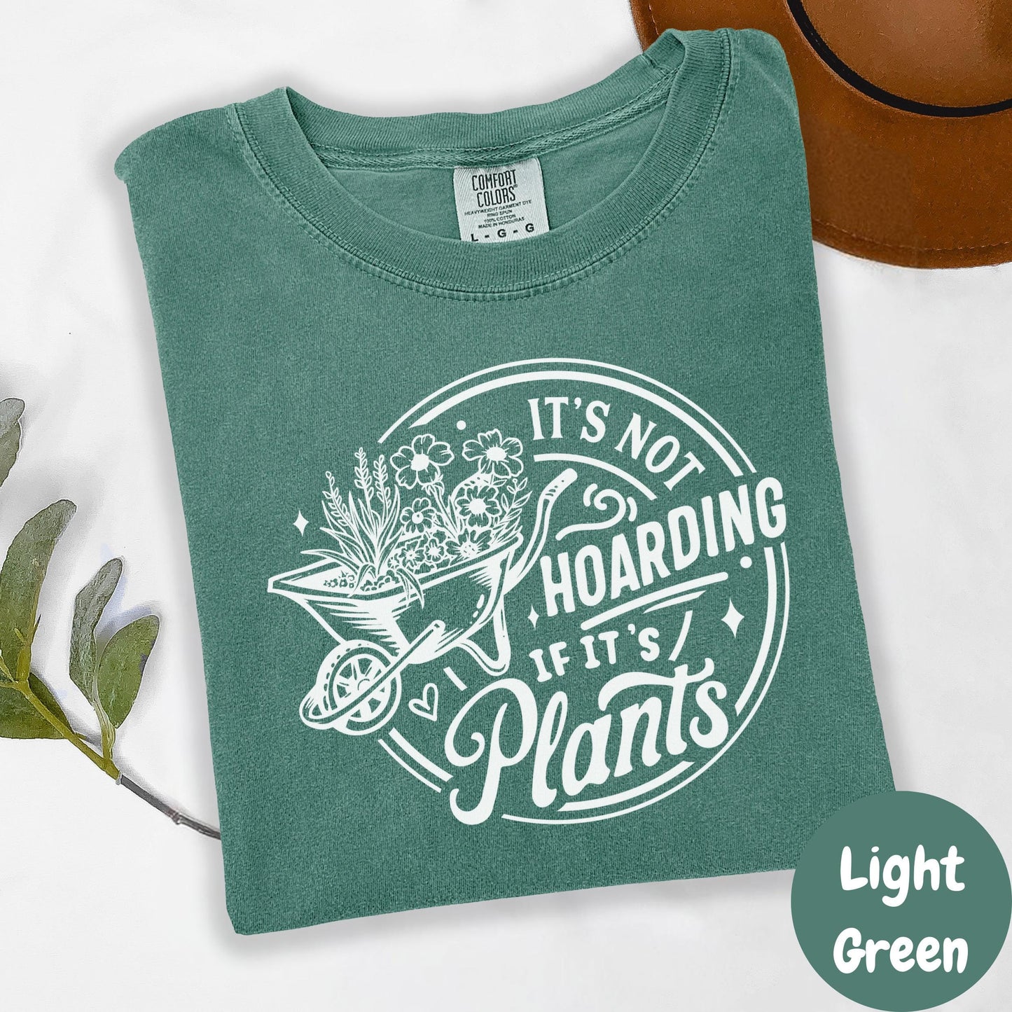 It’s Not Hoarding If It’s Plants Shirt, Comfort Colors® Funny Plant Mom Tee, Plant Lover Gift, Gardening Shirt, Houseplant Addict Tee