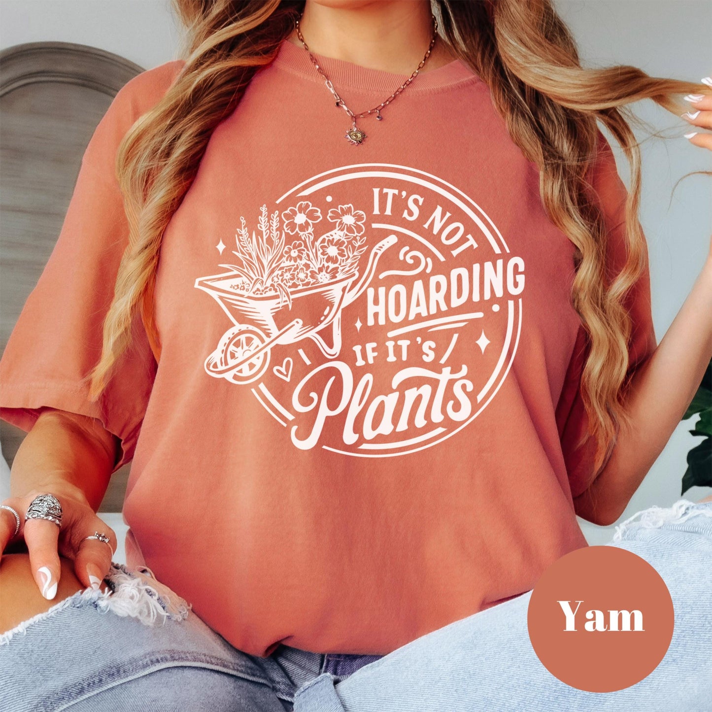 It’s Not Hoarding If It’s Plants Shirt, Comfort Colors® Funny Plant Mom Tee, Plant Lover Gift, Gardening Shirt, Houseplant Addict Tee