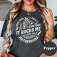 Some Days I Rock It Some Days It Rocks Me Motherhood Shirt, Comfort Colors® Funny Mom Life Tee, Skeleton Mom Shirt, Tired Mama Gift