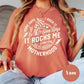 Some Days I Rock It Some Days It Rocks Me Motherhood Shirt, Comfort Colors® Funny Mom Life Tee, Skeleton Mom Shirt, Tired Mama Gift