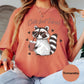 Cute But Feral Shirt, Comfort Colors® Funny Raccoon Tee, Trash Panda Aesthetic Shirt, Chaotic Girl Humor Tee, Sarcastic Animal Lover Gift