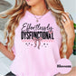 Effortlessly Dysfunctional Shirt, Comfort Colors® Pink Tee with Bow and Heart, Funny Mental Health Shirt, Sassy Self-Aware Graphic Tee