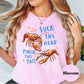 Suck the Head Pinch the Tail Shirt, Comfort Colors® Cajun Crawfish Tee, Funny Louisiana Boil Shirt, Bold Summer BBQ Graphic Tee