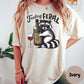 Feeling Feral Raccoon Shirt, Comfort Colors® Funny Wine Shirt, Fancy Juice Tee, Pink Graphic Shirt for Women, Wine Lover Gift