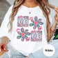 Floral Mama Comfort Colors® Shirt, Colorful Boho Mom Shirt, Mother's Day Tee, Cute Mama Shirt, Retro Mom Life Graphic Tee