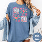 Floral Mama Comfort Colors® Shirt, Colorful Boho Mom Shirt, Mother's Day Tee, Cute Mama Shirt, Retro Mom Life Graphic Tee