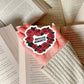 Hopeless Romantic Romance Reader – 3" Waterproof Bookish Sticker with Holo Overlay – Reading, Books, Reader Gift, Book Lover