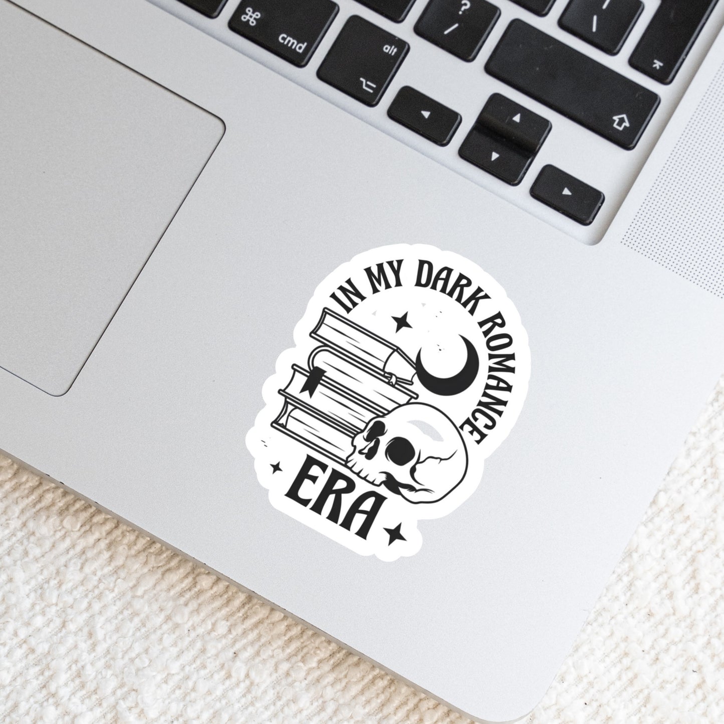 In My Dark Romance Era Book Reading Sticker – 3" Waterproof Bookish Sticker with Holo Overlay – Reading, Books, Reader Gift, Book Lover