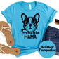 Frenchie Mama Shirt, French Bulldog Mom Tee, Cute Dog Lover Graphic Shirt, Pet Owner Gift, Unisex Frenchie T-Shirt