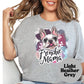Frenchie Mama Shirt, Colorful French Bulldog Mom Tee, Cute Dog Lover Graphic Shirt, Pet Owner Gift, Unisex Frenchie T-Shirt