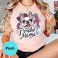 Frenchie Mama Shirt, Colorful French Bulldog Mom Tee, Cute Dog Lover Graphic Shirt, Pet Owner Gift, Unisex Frenchie T-Shirt