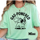 Gas-Powered Frenchie Shirt, Funny French Bulldog Dog Mom Tee, Cute Pet Lover Graphic Shirt, Dog Owner Gift, Unisex Dog Humor T-Shirt