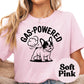 Gas-Powered Frenchie Shirt, Funny French Bulldog Dog Mom Tee, Cute Pet Lover Graphic Shirt, Dog Owner Gift, Unisex Dog Humor T-Shirt