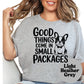 Good Things Come in Small Packages Shirt, Cute French Bulldog Graphic Tee, Dog Lover Gift, Small Dog Mom Shirt, Unisex Pet Owner T-Shirt