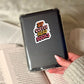 Sip Coffee Read Books Book Reader Sticker – 3" Waterproof Bookish Sticker with Holo Overlay – Reading, Books, Reader Gift, Book Lover, Bookstore Merch