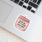 Smells Like Shes Reading Smut Again Book Reader Sticker – 3" Waterproof Bookish Sticker with Holo Overlay – Reading, Books, Reader Gift, Book Lover, Bookstore Merch