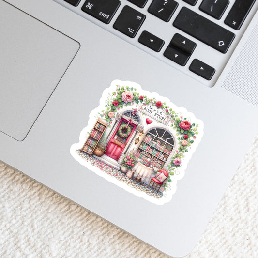 Take me to The Bookstore Book Reader Sticker – 3" Waterproof Bookish Sticker with Holo Overlay – Reading, Books, Reader Gift, Book Lover, Bookstore Merch