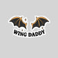 Wing Daddy ROmantasy Book Reader Sticker – 3" Waterproof Bookish Sticker with Holo Overlay – Reading, Books, Reader Gift, Book Lover, Bookstore Merch