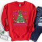 Christmas Shirt: Holly Jolly – Pink Leopard Tree Holiday Tee or Sweatshirt