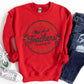 Christmas Shirt: Jolliest Bunch of Teachers – Funny Holiday Teacher Tee or Sweatshirt