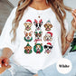 Christmas Shirt: Holiday Dogs – Festive Dog Lover Tee or Sweatshirt