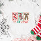 Christmas Shirt: Tis the Season – Christmas Cake - Cute Holiday Bow Tee or Sweatshirt