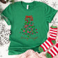 Christmas Shirt: Merry & Bright – Floral Tree Holiday Tee or Sweatshirt