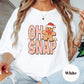 Christmas Shirt: Oh Snap – Funny Gingerbread Holiday Tee or Sweatshirt