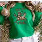 Festive But Feral Shirt or Sweatshirt: Funny Raccoon Christmas Top, Multiple Colors, S-4XL