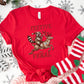 Festive But Feral Shirt or Sweatshirt: Funny Raccoon Christmas Top, Multiple Colors, S-4XL