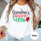 Grandma’s Baking Crew Shirt or Sweatshirt – Family Christmas Baking Top – S-4XL Plus Size – Multiple Colors