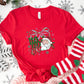 Ho Ho Ho Santa Shirt or Sweatshirt – Coquette Bow Retro Christmas Top – S-4XL Plus Size – Multiple Colors