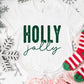 Holly Jolly Shirt or Sweatshirt – Christmas Holiday Top – S-4XL Plus Size – Multiple Colors