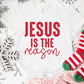 Jesus Is the Reason Shirt or Sweatshirt – Christian Christmas Top – S-4XL Plus Size – Multiple Colors