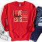 Love Like Jesus Shirt or Sweatshirt – Christian Christmas Top S-4XL – Plus Size – Multiple Colors