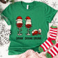 Drink Drank Drunk Shirt or Sweatshirt – Funny Christmas Wine Top S-4XL Plus Size – Multiple Colors