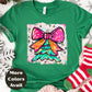Bright Bow Christmas Tree Shirt – Neon Holiday Tee S-4XL – Colorful Festive Christmas Top – Funky Tree Shirt – Multiple Colors