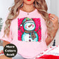 Whimsical Snowman Christmas Shirt – Cute Holiday Tee S-4XL – Colorful Winter Snowman Top – Cheerful Christmas Shirt – More Colors Available