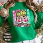 Nutcracker King Shirt or Sweatshirt – Colorful Hand Drawn Christmas Top S-4XL Plus Size – Pink & Teal Crown Nutcracker – Festive Holiday Tee